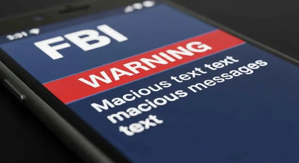 fbi warning malicious texts