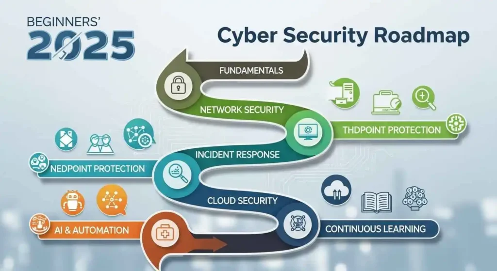 Beginners' Cyber Security Roadmap 2025