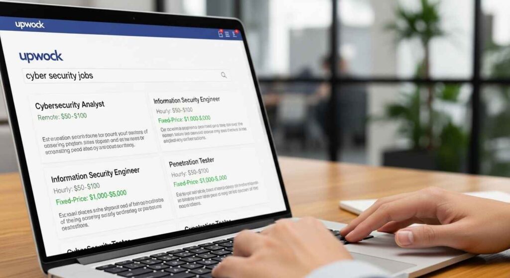 Upwork Cyber Security jobs