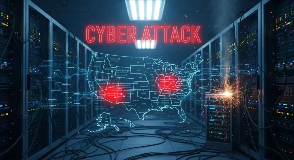 US Internet Cyberattack